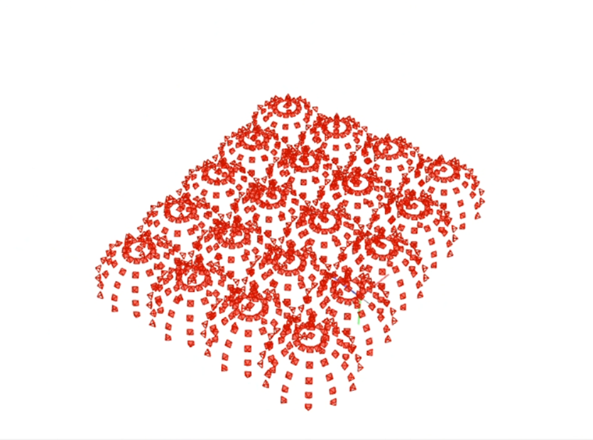 Dense dome arrangement